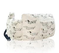 Mindunm Mastectomy Pillow Post-Surgery Pillow for Mastectomy and Breast Cancer Recovery Comfort Gifts for Women Patients White Dachshund