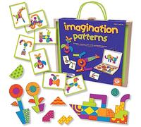 MindWare Imagination Patterns - Creative, Magnetic Play with Patterned Shapes!