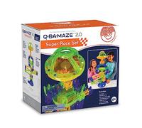 MindWare Q-BA-Maze 2.0 Super Race Set, 68 Piece - Plastic, Ages 6 & Up