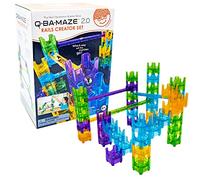 MindWare Q-BA-Maze Rails Creator Set - Plastic Marble Track - Imaginative Play - 6+