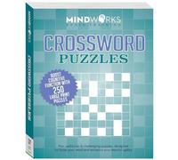 Mindworks: Crossword Puzzles - Puzzle Book for Adults, Brain Training, Travel Entertainment, Ranging Easy to Difficult, 250 Large Print Puzzles