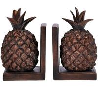 Mindy Brownes Copper Wood Pineapple Bookends