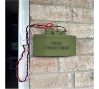 Mine Doorbell, Fake Mine Prop - Funny Prank Doorbell with Front Toward Enemy, Do Not Disturb & No Soliciting for Home Front, Avoid Interruptions Home Prankster Doorbell, Funny Prank Doorbell Gift