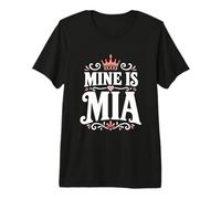 Mine is Mia Crown Heart Premium T-Shirt