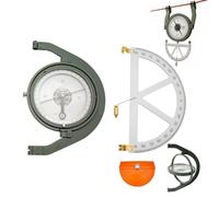 Mine Surveying Hanging Compass, Suspended Mining Compass Plastic Gradiometer, Reading Accuracy, for Mine Direction Slope Measurement, Field Survey Work and Long Term Durable Use