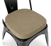 MineCozy 35x35cm Metal Chair Cushions with Ties 1 Pack Beige