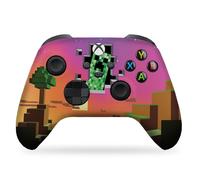 MineCrafft World Custom X-box Controller Wireless compatible with X-box One/Series X/S by DreamController | Proudly Customized in USA with Permanent HYDRO-DIP Printing(NOT JUST A SKIN) (MODDED)