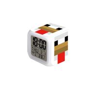 (Minecraft - 11, ) My World Alarm Clock: A Colorful Color-Changing Small Alarm Clock for Students and Bedside Clocks