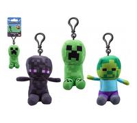 Minecraft 13cm Plush Character Clip On (Styles Vary)