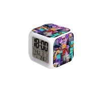 (Minecraft - 14, ) My World Alarm Clock: A Colorful Color-Changing Small Alarm Clock for Students and Bedside Clocks