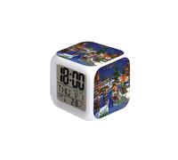 (Minecraft - 15, ) My World Alarm Clock: A Colorful Color-Changing Small Alarm Clock for Students and Bedside Clocks