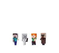 MINECRAFT 2.5 INCH diecast figure 4-PACK (WAVE 4) display, play and collect for fans