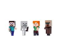 MINECRAFT 2.5 INCH diecast figure 4-PACK (WAVE 4) display, play and collect for fans
