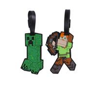 Minecraft 2 PCS LUGGAGE TAG SET MINECRAFT, Multi Print