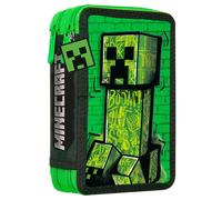 Minecraft 2 Zippers Pencil Case
