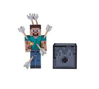 Minecraft 19971 3 Inch Action Figure-Steve with Arrows, Multi