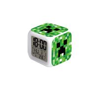 (Minecraft 3, ) My World Alarm Clock: A Colorful Color-Changing Small Alarm Clock for Students and Bedside Clocks