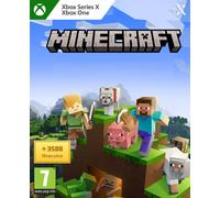 Minecraft & 3500 Minecoins for Xbox One/Xbox Series X Physical Disc, White