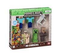 Minecraft 3D Erasers - Pack of 6 Deluxe Box Ver.A