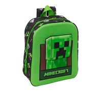 MINECRAFT - 3D Nursery Backpack, Easy Cleaning, Ideal for Children of Different Ages, Comfortable and Versatile, Quality and Resistance, 22 x 10 x 27 cm