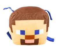 Minecraft 6" 15cm Cubed Soft Pet & Dog Toys With Rope Tags - Steve
