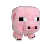 Minecraft 7" Baby Pig Plush - Soft Stuffed Animal Toy, Multi-colored, No Assembly Required