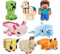 Minecraft 8 Basic Plush One Supplied Styles May Vary Minecraft Multicolor