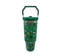 Minecraft 900ml Thermal Travel Mug Water Bottle Tumbler - Leakproof Straw & Lid - Stainless Steel Vacuum Insulated | Cold for 17Hrs - Hot for 5Hrs