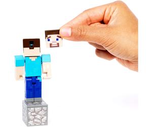Minecraft Action Figures Comic Maker Alex Creeper Steve Cat Enderman Wolf Zombie