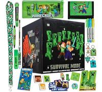 Minecraft Advent Calendar 2026 for Kids & Teens, 24 Stationery Surprises