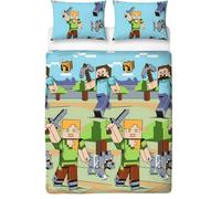 Minecraft Adventures Reversible Duvet Set | Size: Double Minecraft Multicolor Double