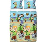 Minecraft Adventures Reversible Duvet Set | Size: Double Minecraft Multicolor Double