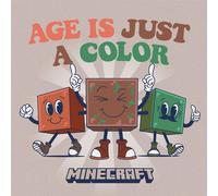 Minecraft Age Is Just A Color Canvas Print in Beige Minecraft Beige