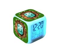 Minecraft Alarm Clock Colorful Color Changing Alarm Clock -Diamond