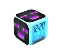 Minecraft Alarm Clock Colorful Color Changing Alarm Clock -EnderDragon