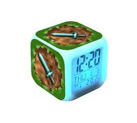 Minecraft Alarm Clock Colorful Color Changing Alarm ClockDiamond Sword
