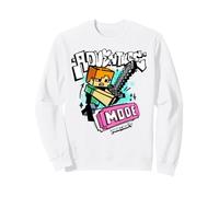 Minecraft Alex Adventure Mode Graffiti Style Lettering & Art Sweatshirt