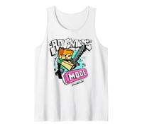 Minecraft Alex Adventure Mode Graffiti Style Lettering & Art Tank Top