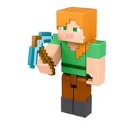 Minecraft Alex Build-A-Portal Figure - Collectible Figure & Build-A-Portal Piece - Movable Joints - 1 Accessory - 3.25" Tall - Gift for Kids 6+ - HFC34