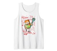 Minecraft Alex Survival Mode Trident Tank Top