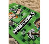 Minecraft Alpha 100% Cotton Beach Towel Multi