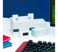 Paladone Minecraft Arctic Fox 3D Night Light, Officially Licensed Cute Lamp, Gift for Boys & Girls, Gaming Room Accessories and Bedroom Décor, Battery Powered