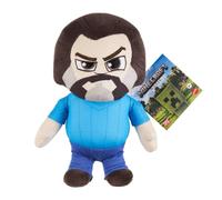 Minecraft Basic Plush Characters, 8-inch Collectible Soft Dolls Inspired by The Video Game Steve Jack Black