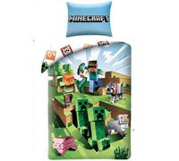 Minecraft Battle Single 100% Cotton Duvet Cover Set - European Size