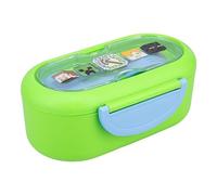 Minecraft Bento Box - Officially Licensed Lunch Box with Divider, Fork & Spoon Set, Dishwasher & Microwave Safe, Perfect for School or Picnics | Paladone