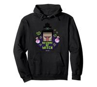 Minecraft Beware Of Witch Purple Potion Threat Halloween Pullover Hoodie