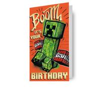 Minecraft General Birthday Card