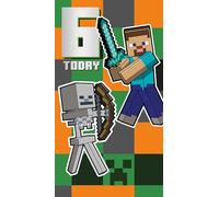 Minecraft Age 6 Birthday Card