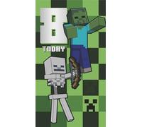 MINECRAFT BIRTHDAY CARD AGE 8 HAPPY 8TH BIRTHDAY CARD