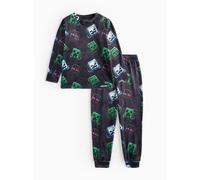 Minecraft Black Slinky Pyjama Set 10-11 years